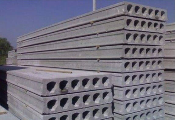 Различные типы пост-напряженных бетонных плит
